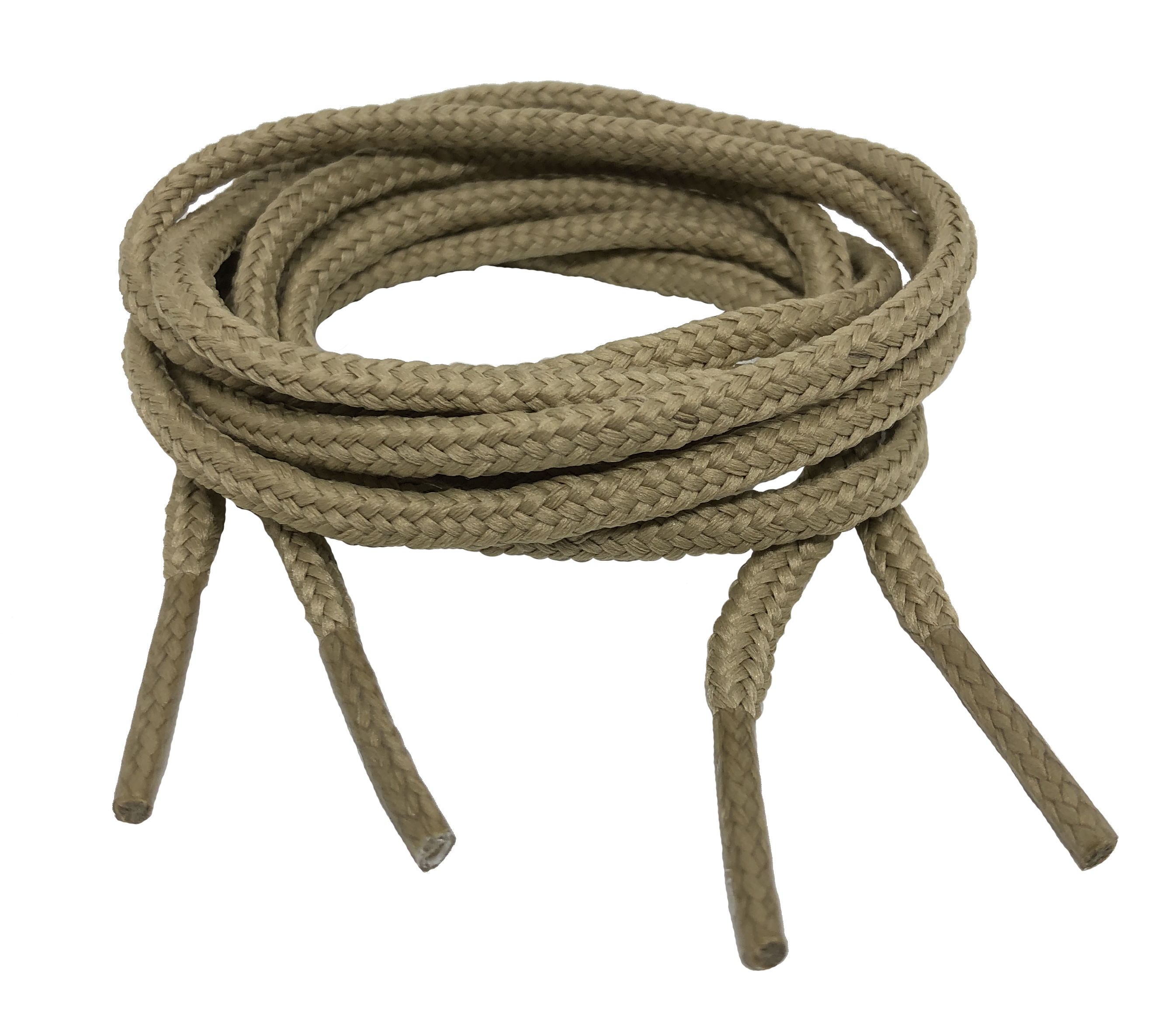 ROUND WHEAT and OATMEAL SHOE LACES LONG SHOELACES - 3mm wide - HIGH ...