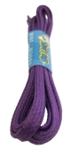 Flat Waxed Purple Shoelaces