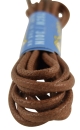 Round Waxed Chocolate Brown Shoelaces